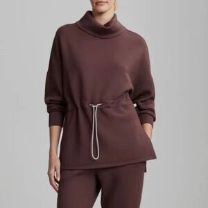 EUC🤎Varley Freya Sweater Small Deep Mahogany